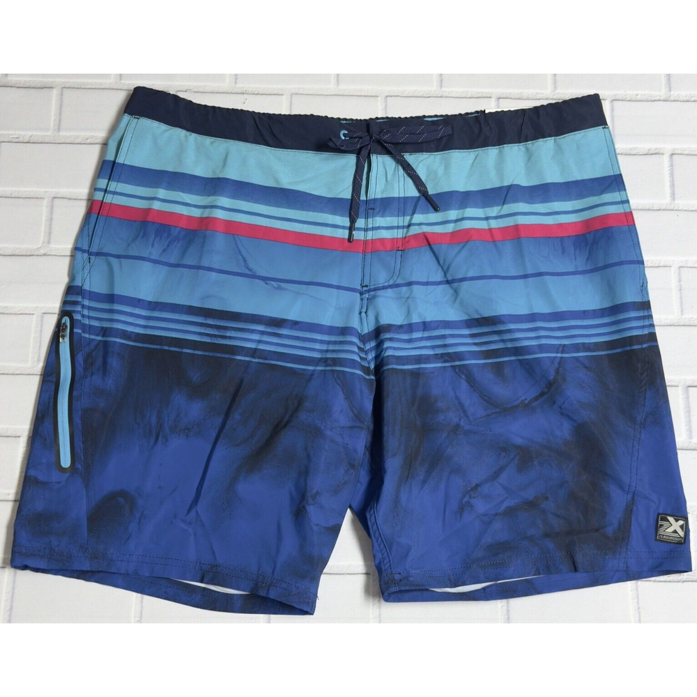 ZeroXposur Swim Shorts Trunks Men's XXL Quick Dry Navy Ibiza Quick Dry UPF 50+